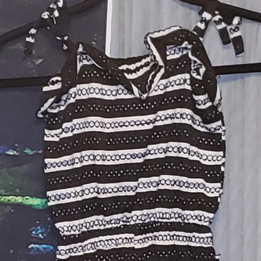 Black & White Girls shorts Romper